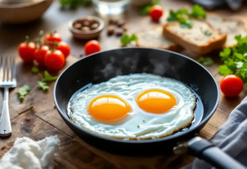 J’ai troqué l’huile et le beurre dans mes œufs frits : c’est plus léger et toujours aussi gourmand