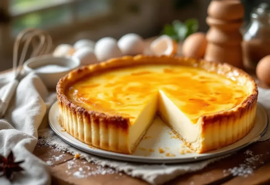 Plus rapide qu’un flan et aussi gourmande qu’en boulangerie : ma tarte fondante express, ultra moelleuse