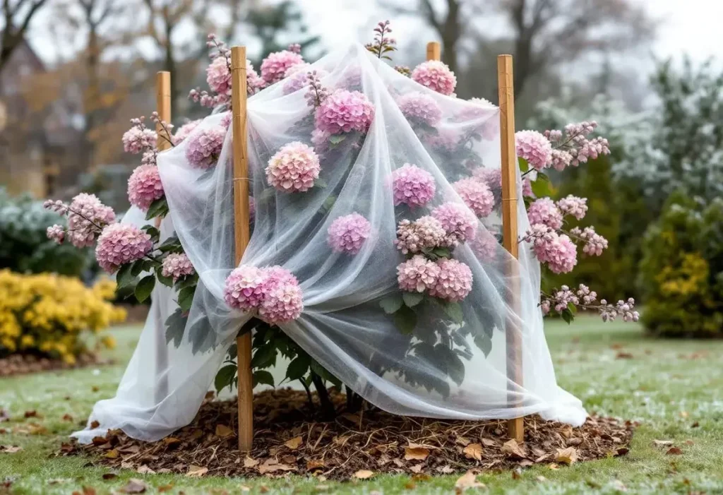 Vos hortensias sont-ils prêts pour l’hiver ? Les gestes essentiels pour les mettre à l’abri du gel